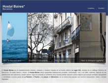 Tablet Screenshot of hostalbaires.com